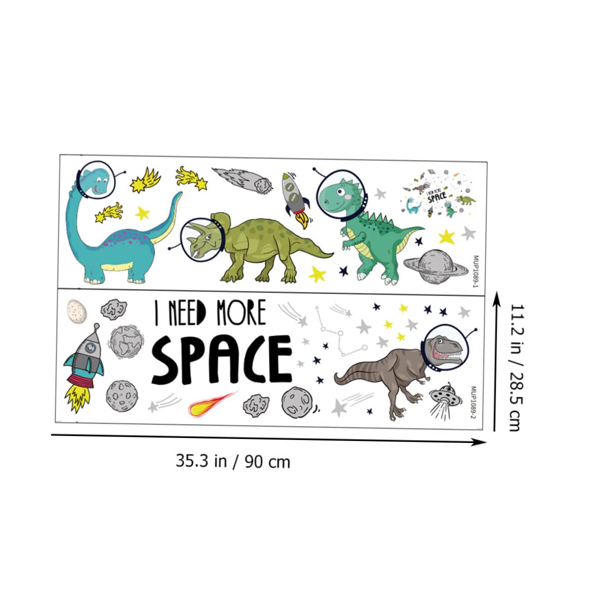 TOYANDONA 4piezas Pósteres Adhesivos De Dinosaurios Coloridos Para Pared Infantil Decoración Removible Para Guarderías y Habitaciones