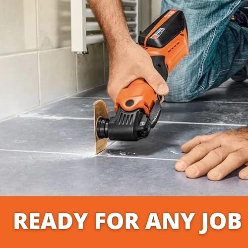 Miniatura 5 de Fein StarLock Plus 63502170210 - Hoja de sierra oscilante de carburo extrafina de 3-1732 pulgadas de diámetro para la eliminación de lechada de