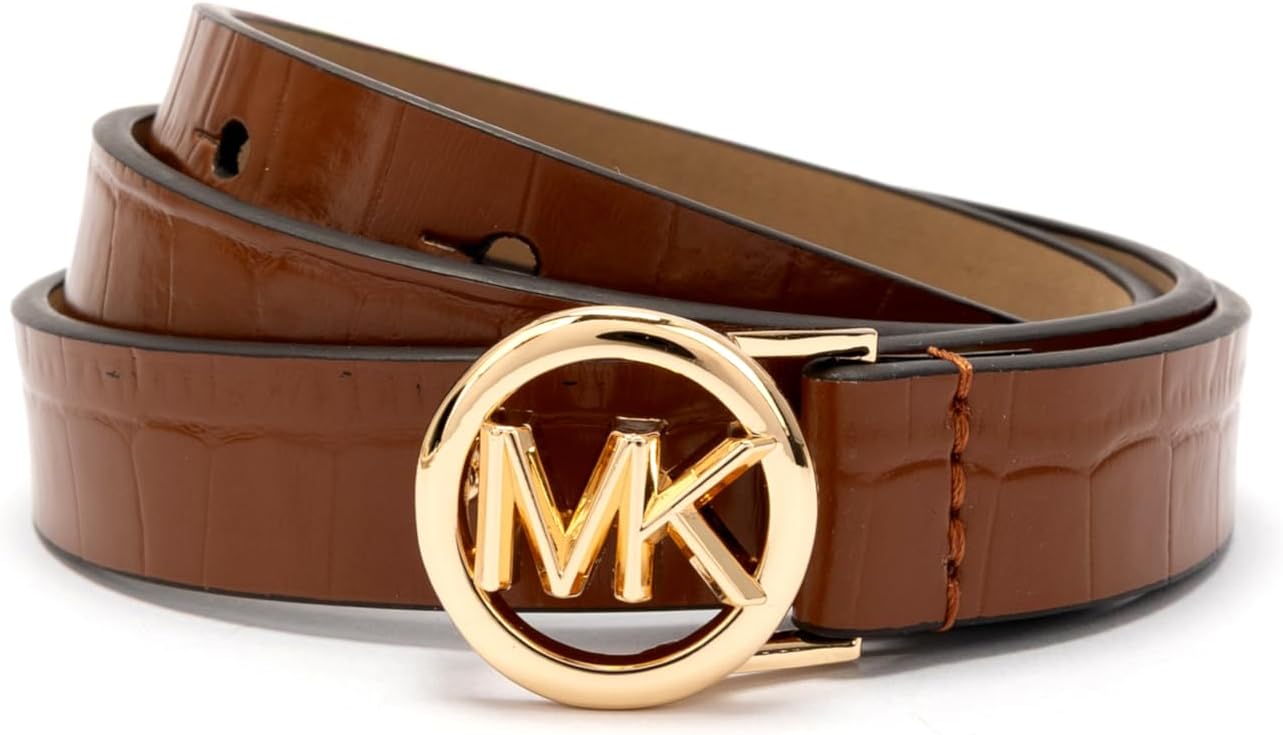 Michael Kors womens 18mm Logo Skinny Belt