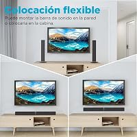 HoYLluDLL 2.0 TV Soundbar 32 Inch 2in1 Szétválasztható Hangszóró 3 EQ Mód 4