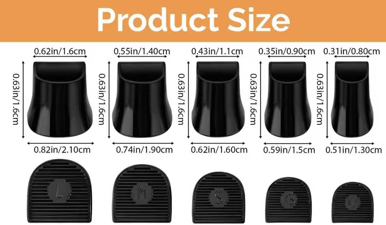 10 Pairs Black Heel Caps For High Heels, High Heel Protectors, Non-Slip Mute Heel For Repairing Shoes Grass Wedding for Protects