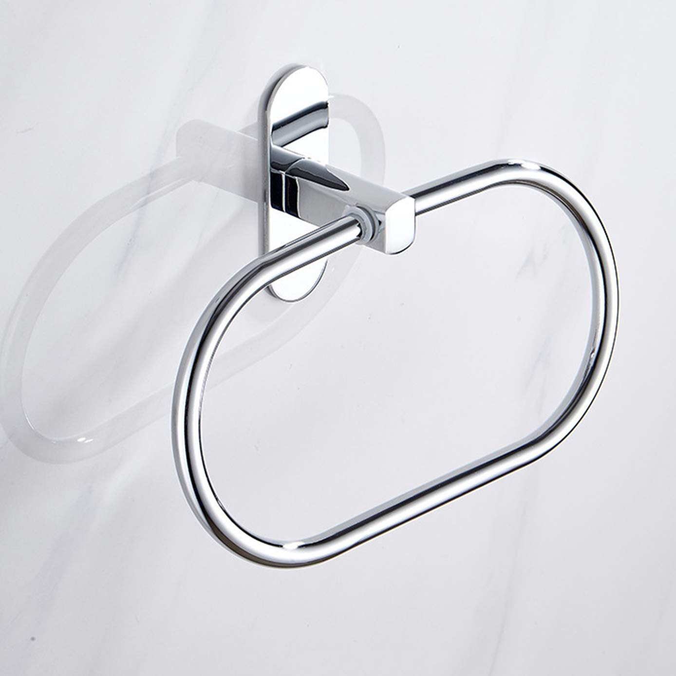 Toallero Adhesivo Adhesivo Fuerte Toalleros de Aro,Toalleros de Baño sin Taladro,Colgador Toalla Baño de Acero Inoxidable,Toallero Adhesivo