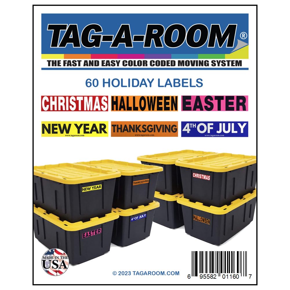 amazon-com-tag-a-room-holiday-color-coded-label-multi-pack-multi-holiday-office-products for Free Printable Christmas Storage Labels Amazon.com : Tag-A-Room Holiday Color Coded Label Multi Pack (Multi Holiday) : Office Products for Free Printable Christmas Storage Labels