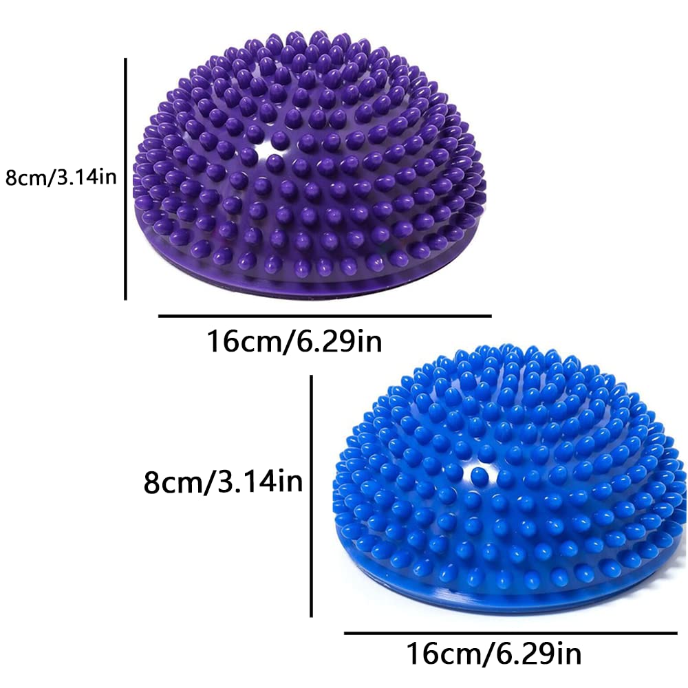 Axinyue 2pcs Balle De Massage Fasciite Plantaire Balle HéRisson,Boule De Massage Boule HéRisson Boules De Massage à Pique,Balle HéRisson Convient Au Massage Du Dos Pour DéTendre Le Corps