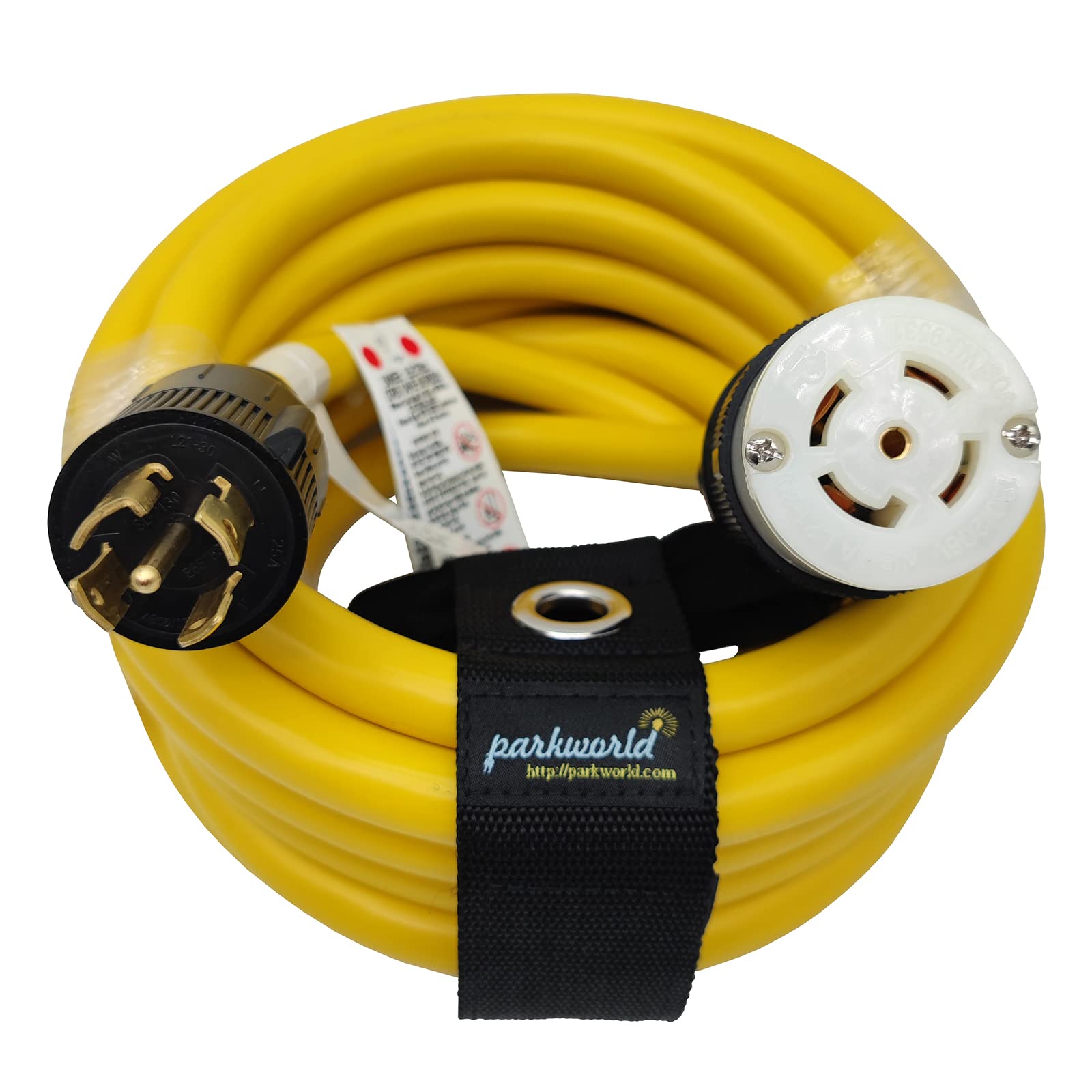 Parkworld NEMA L21-30 Extension Cord with SJTW (5) 10AWG, 30 Amp 3