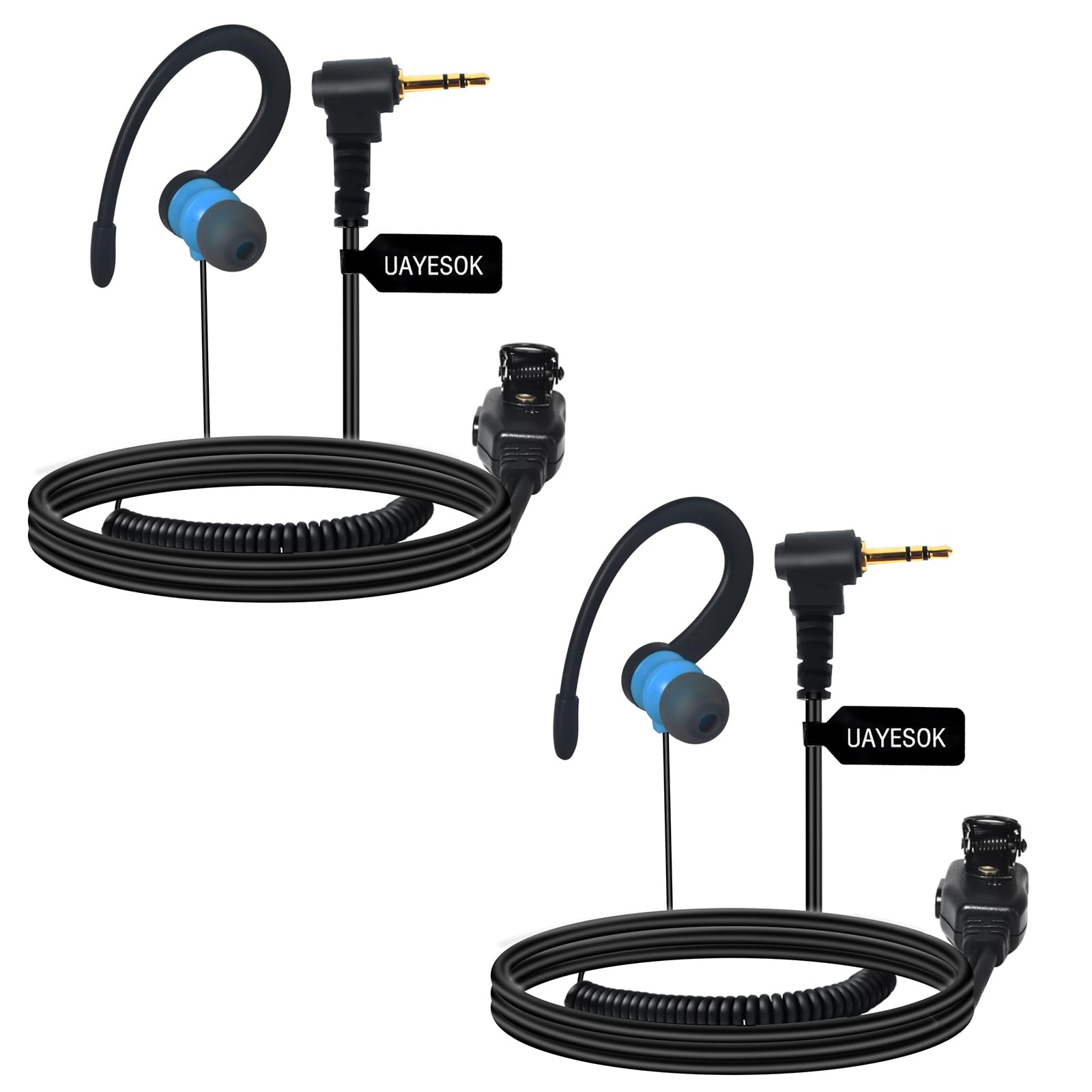 UAYESOK 1 Pin 2.5mm Walkie Talkie Earpiece