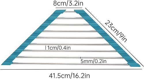 Miniatura 7 de Tomorotec Escurridor de platos enrollable triangular para esquina del fregadero, pequeño, plegable, de acero inoxidable sobre el fregadero,