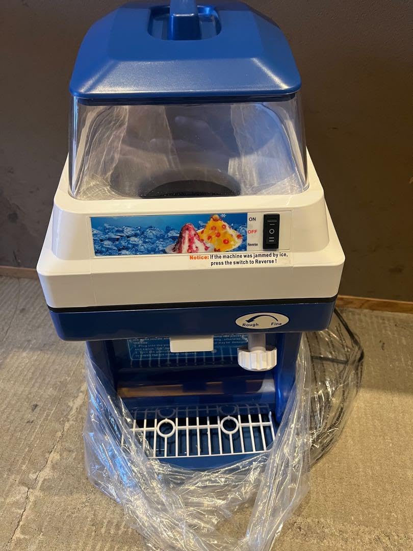 かき氷機 電動式 アイススライサー かき氷 業務用 ICE SHAVER かき氷機