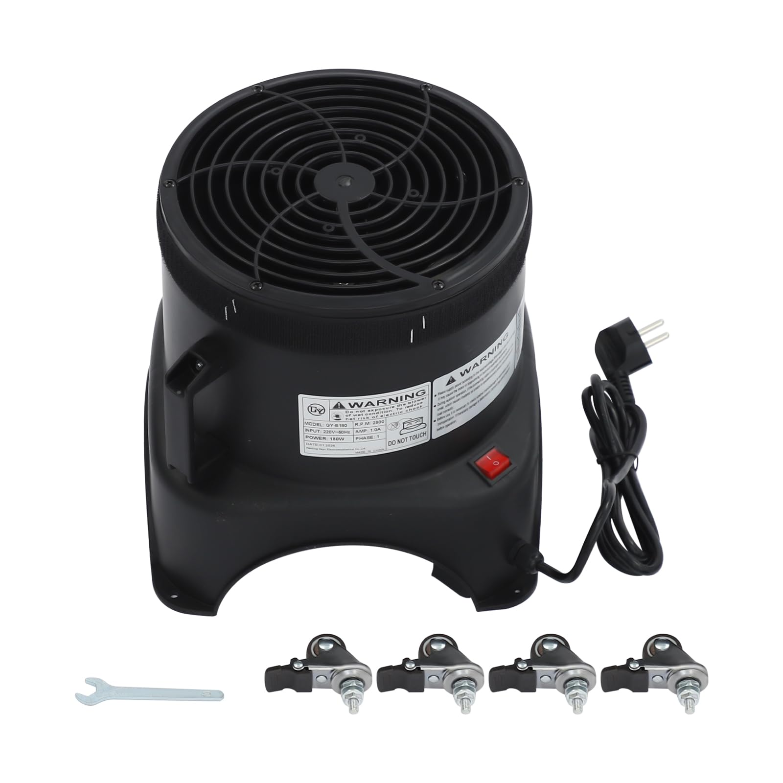 Inflatable Air Dancer Gebläse 180W, Air Blower 22cm Luftauslass für Werbung Festival Party