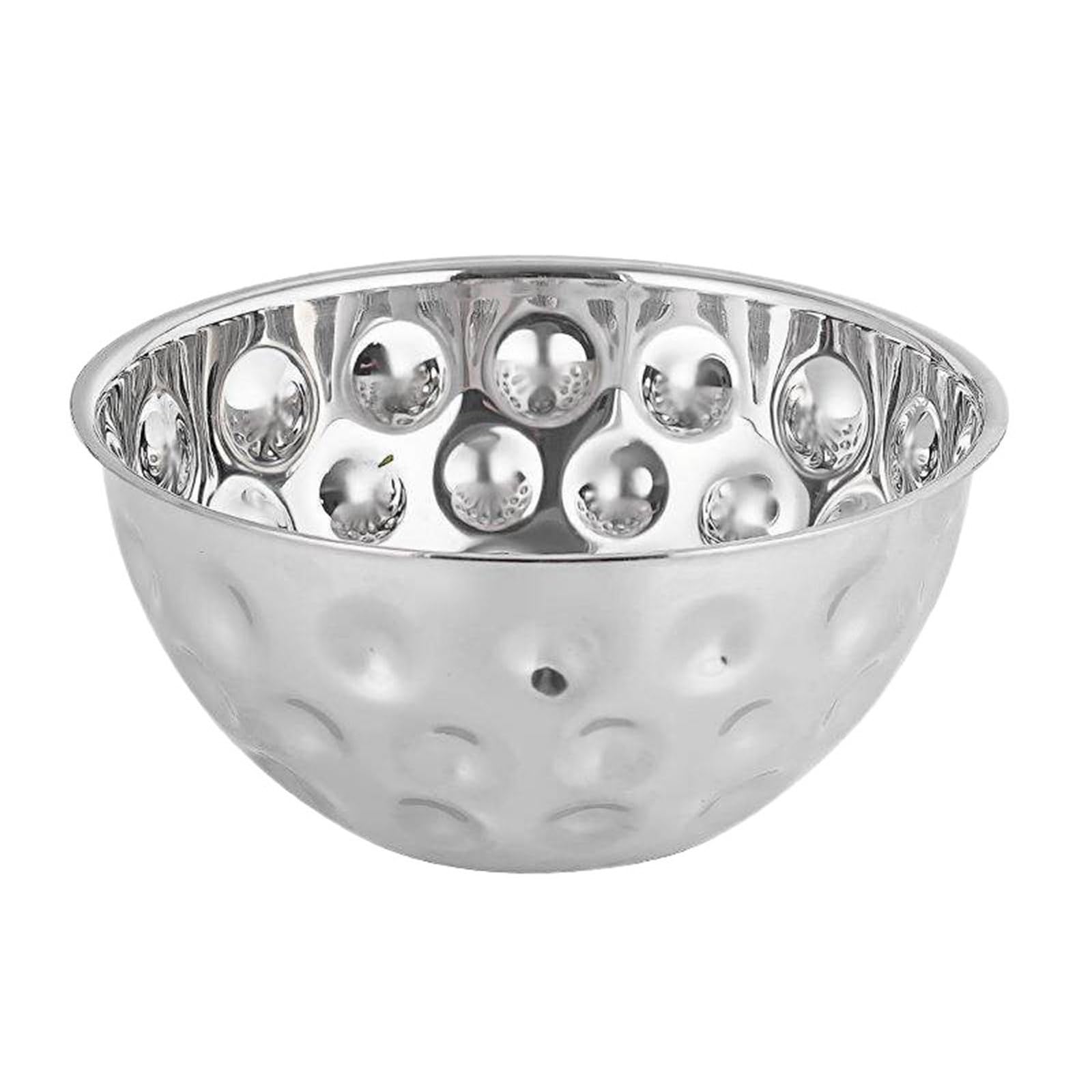 APGLSXY 304 Stainless Steel Hammered Finish Salad Bowl Multipurpose Kitchen Essential for Cooking and Serving Cooking Bowl
