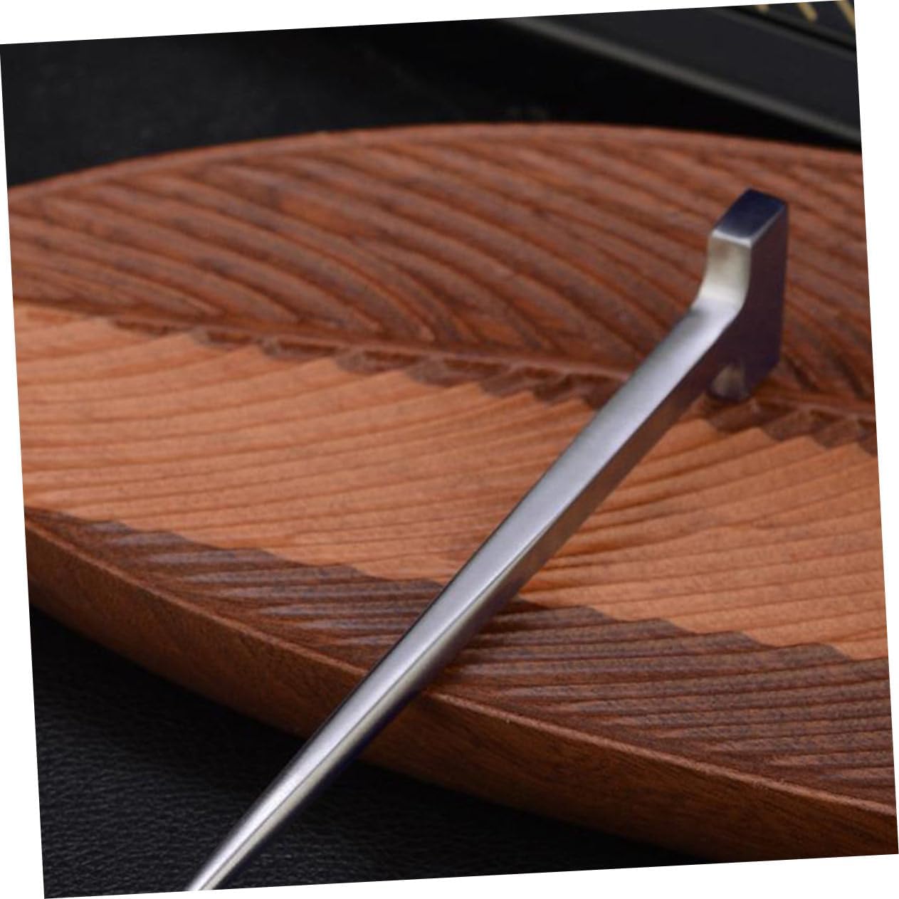 Zerodeko 1pc Stainless Steel T-shaped Eel Nail for Fish Preparation Kitchen Gadget for Efficient Eel Killing Comfortable Grip Smooth Polishing Safe and