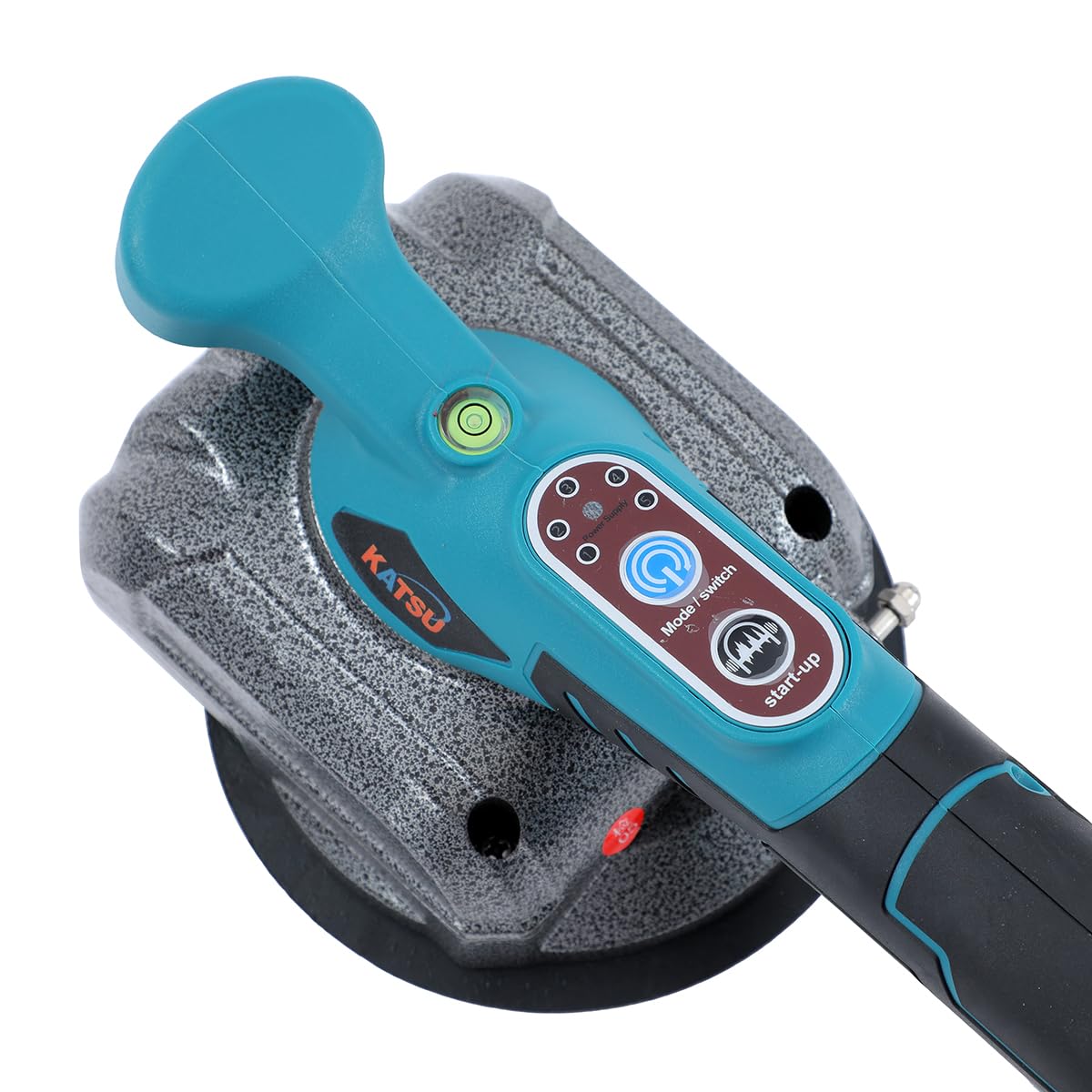 KATSU FIT-BAT 21V Vibreur Carrelage Manuel Machine à Carrelage Ventouse Carrelage avec 2 Batteries, 5 Vitesses, 50kg Capacité d'Adsorption, aux Carreaux de Mur de Sol Jusqu'à 1m x 1m