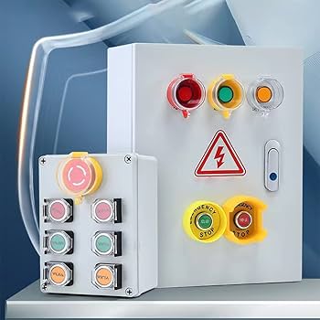 Amazon.co.jp: QL-LINRUN 非常停止ボタンスイッチ、2個(赤、緑