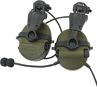 Ear Protection Electronic Shooting Earmuff Noise Canceling Headphones for ARC rail Helmets,huntting,airsoft - TACGZGJSM