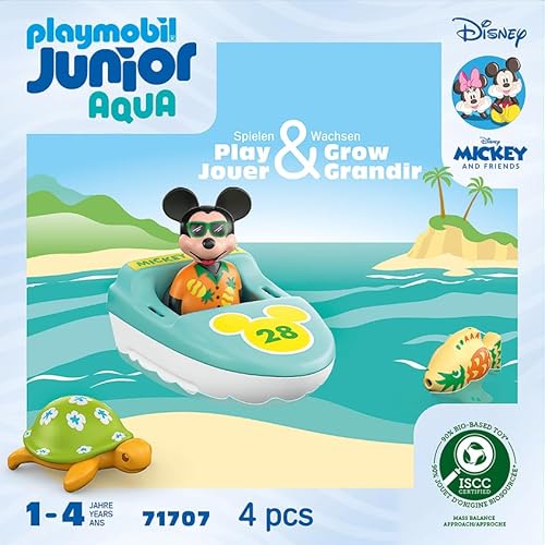 Playmobil Junior & Disney 71707 : Mickey avec bateau Playmobil - vue 7