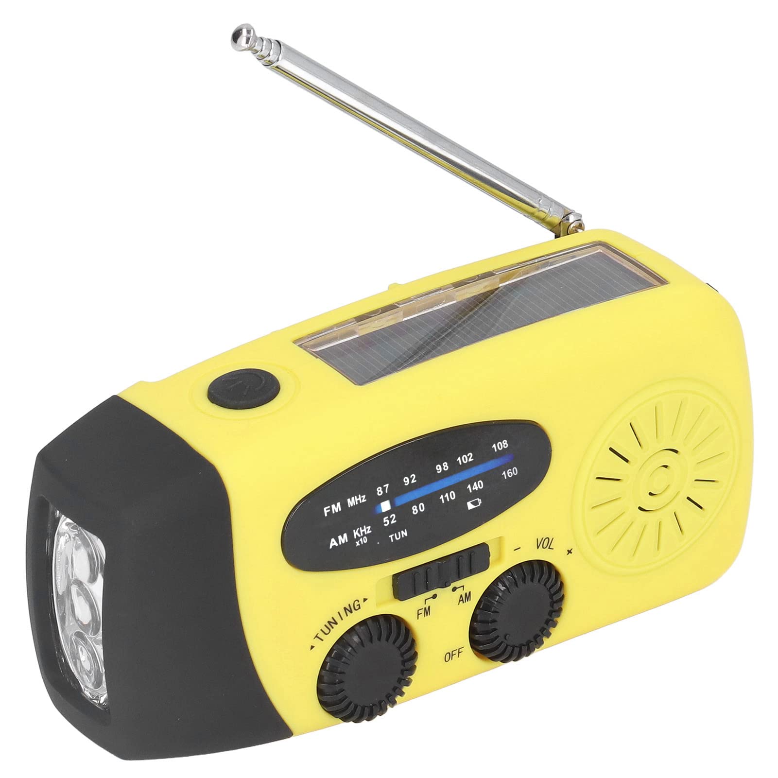 10000mAh Emergency Solar Hand Crank Radio, Portable | Ubuy - View #6