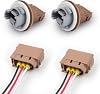 2 Set Turn Signal Socket and Pigtail Connector Kit OEM YF1Z13411CA 2U5Z13411SA,Tail Light Harness Compatible with Ford Lincoln Mercury,Professional Tail Light Socket Car Accessories