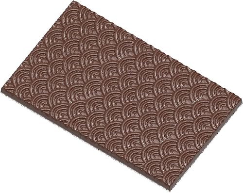 Chocolate World CW12007 - Molde para caramelo de policarbonato con 2 cavidades, cada una de 3.031 in x 4.862 in x 0.256 in de alto