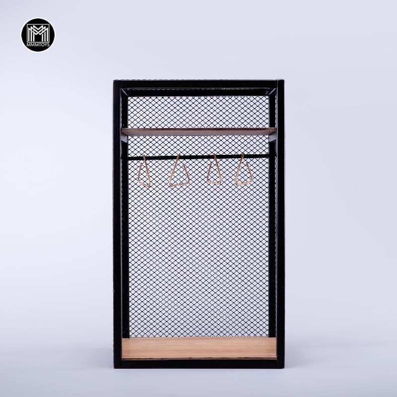 JXK 1/6 Industrial Style American Storage Cabinet 1.0 Realistic Sculpture Accessory for Sculpture Enthusiasts, Collectors and Model Builders