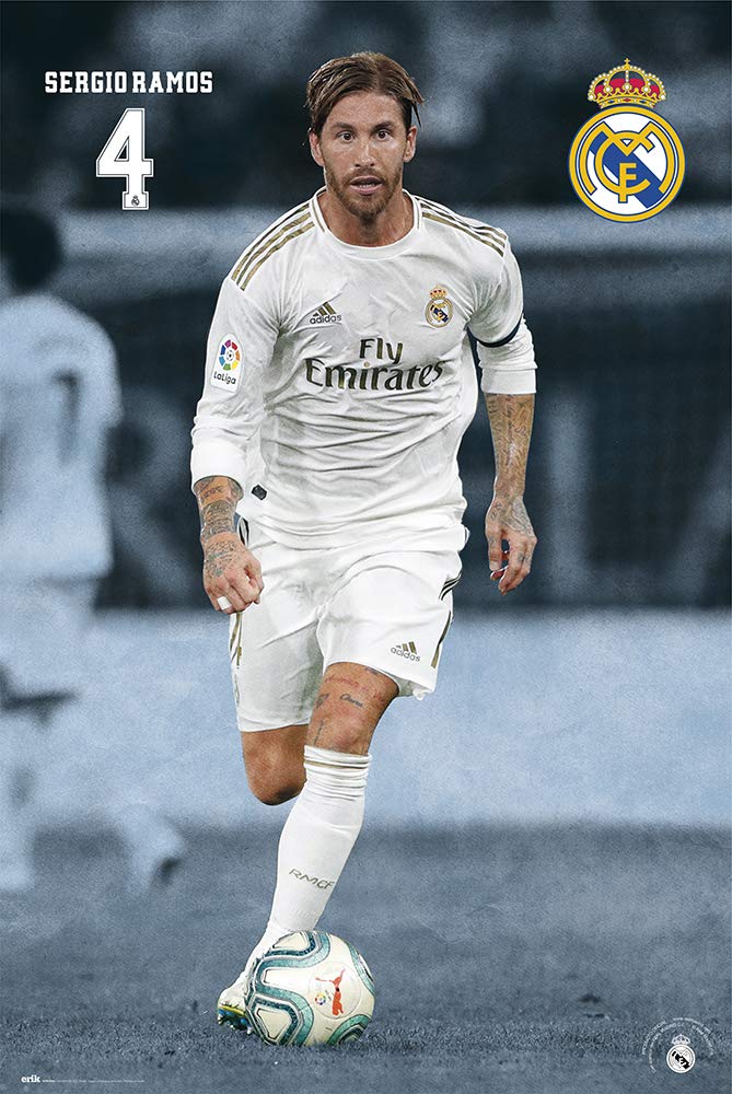 Flocage Officiel Footpress® Réal Madrid 2020/2021 - Sergio Ramos Third Rose - Neuf