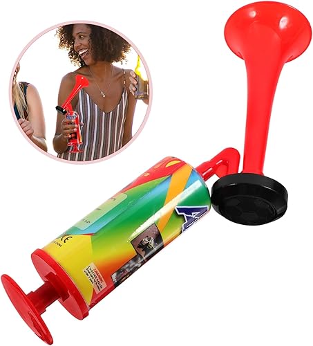 Miniatura 8 de Kisangel Bocina de aire de mano, 2 piezas, generador de ruido súper fuerte, cuerno de bomba de aire portátil, bocina de alarma de señal marina,