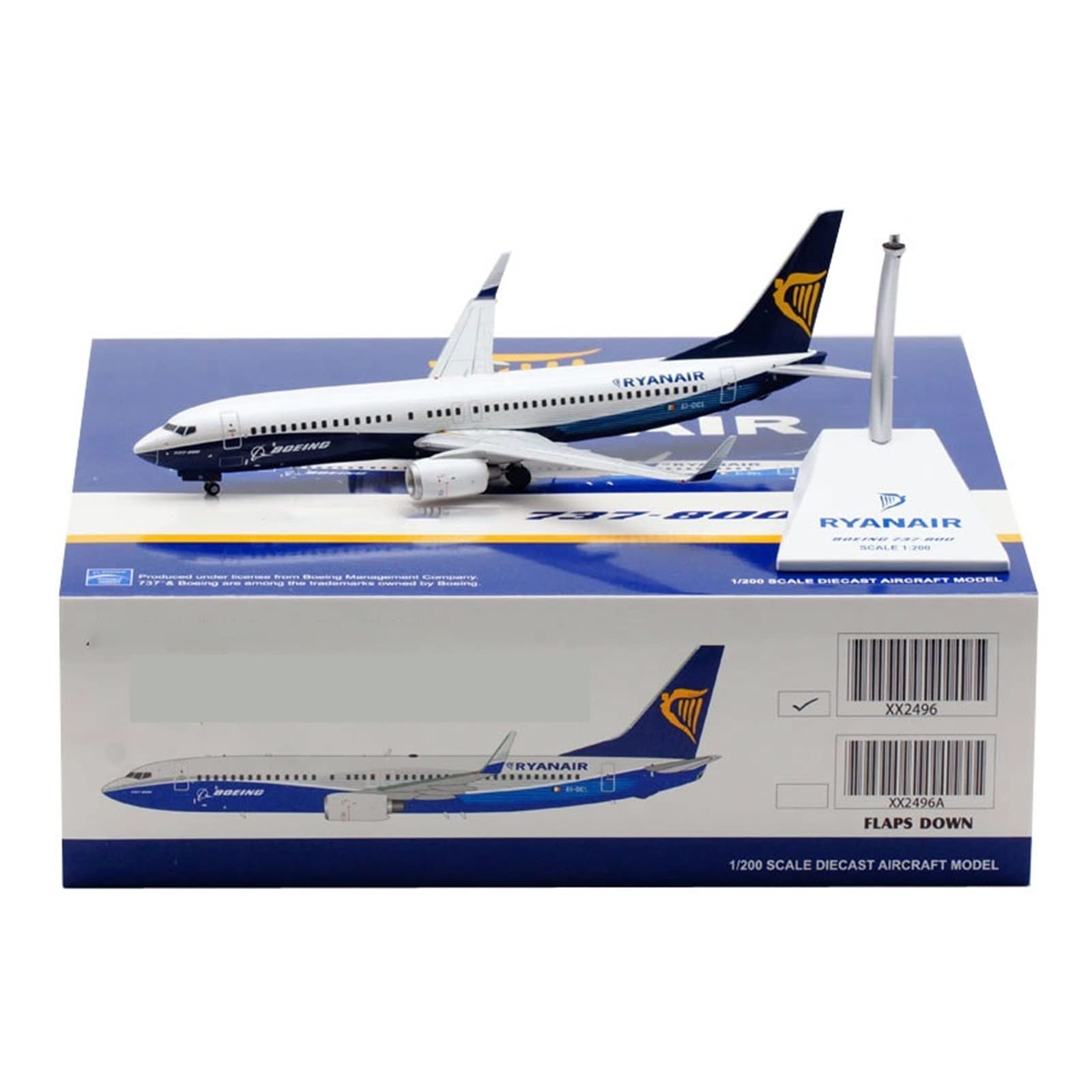 Amazon.co.jp: 模型飛行機 1 200 B737-800 EI-DCL Ryan Air 航空機