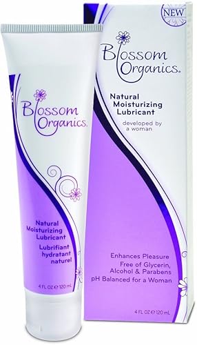 Blossom Organics lubricante hidratante natural 4 onzas (Paquete de 3)