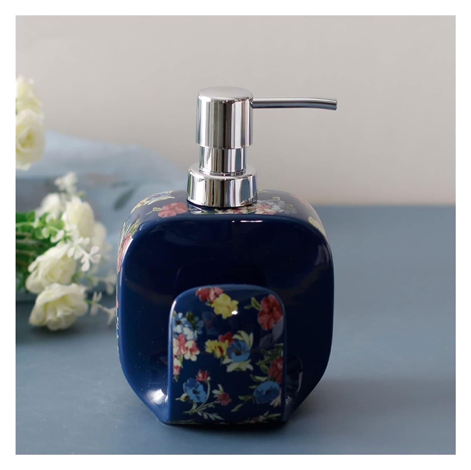 WDSOPK Bathroom accessories Soap Dispenser Ceramic Bathroom Soap Dispenser Home Hotel Modern Bathroom Soap Dispenser Home & Kitchen