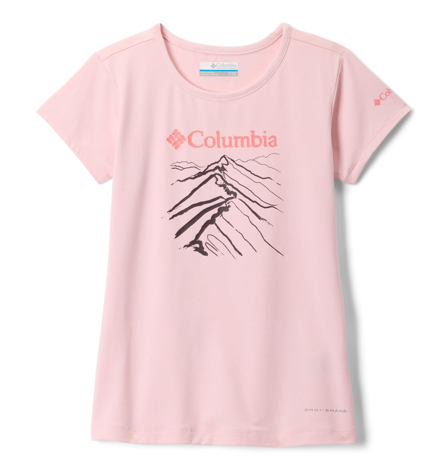 Columbia Kids Tech Trail Short Sleeve Graphic Shirt (Little Kid/Big Kid)