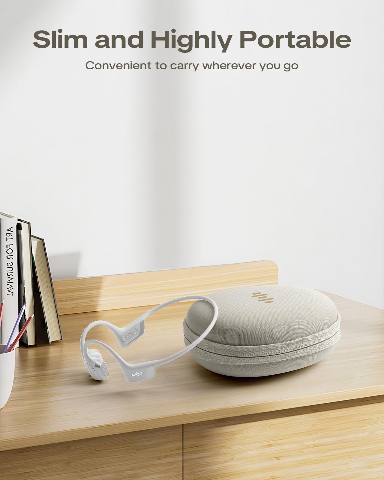 Shokz OpenRun Pro 骨伝導イヤホン S810 ベージュ ケース Amazon.com: Headphone Case for SHOKZ OpenRun Pro 2/OpenRun