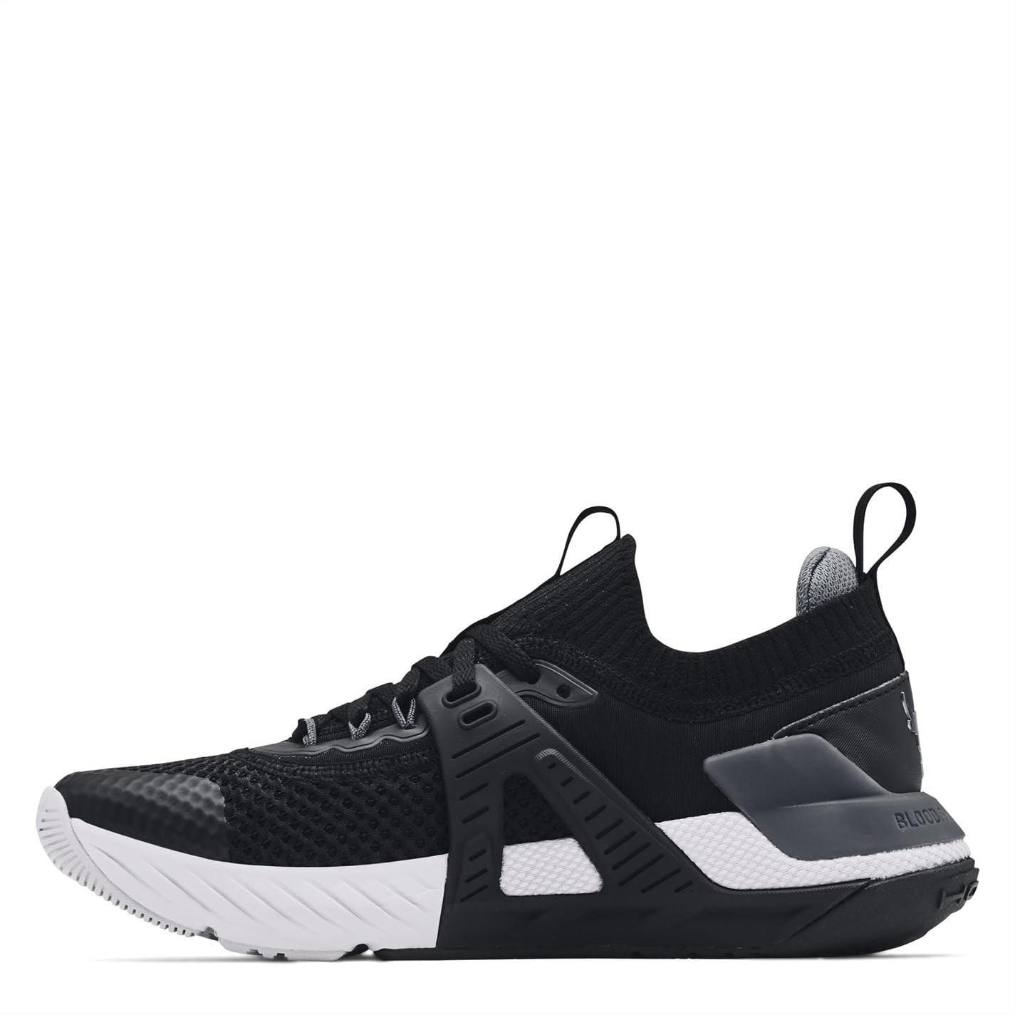 Under Armour Youth Big Kids UA Project Rock 4 Training Shoes (Black/White 001, US Footwear Size System, Big Kid, Men, Numeric, Medium, 5.5)