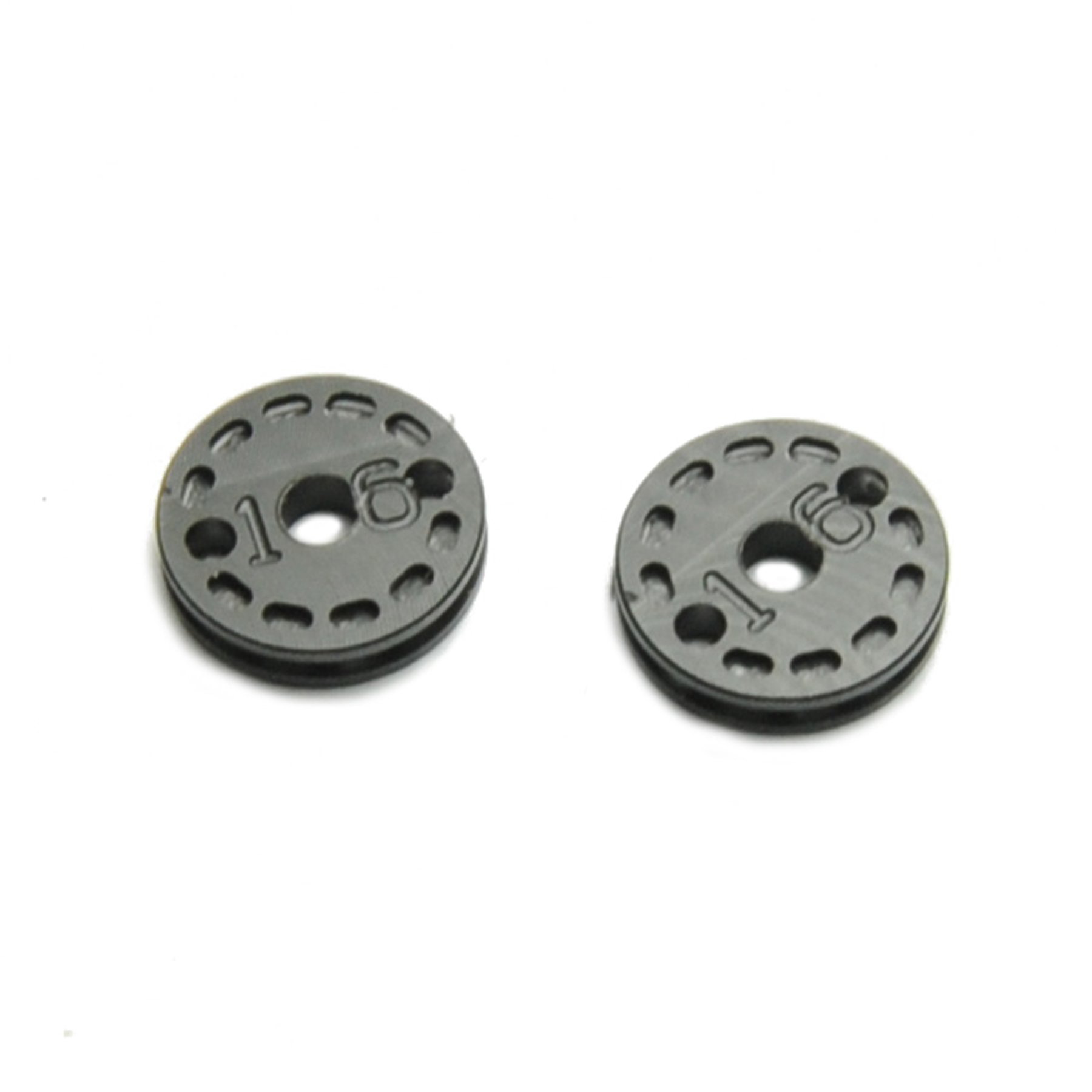 M2C Racing 12mm Oring Style Shock Piston Losi 2 Hole 1.6 Thru