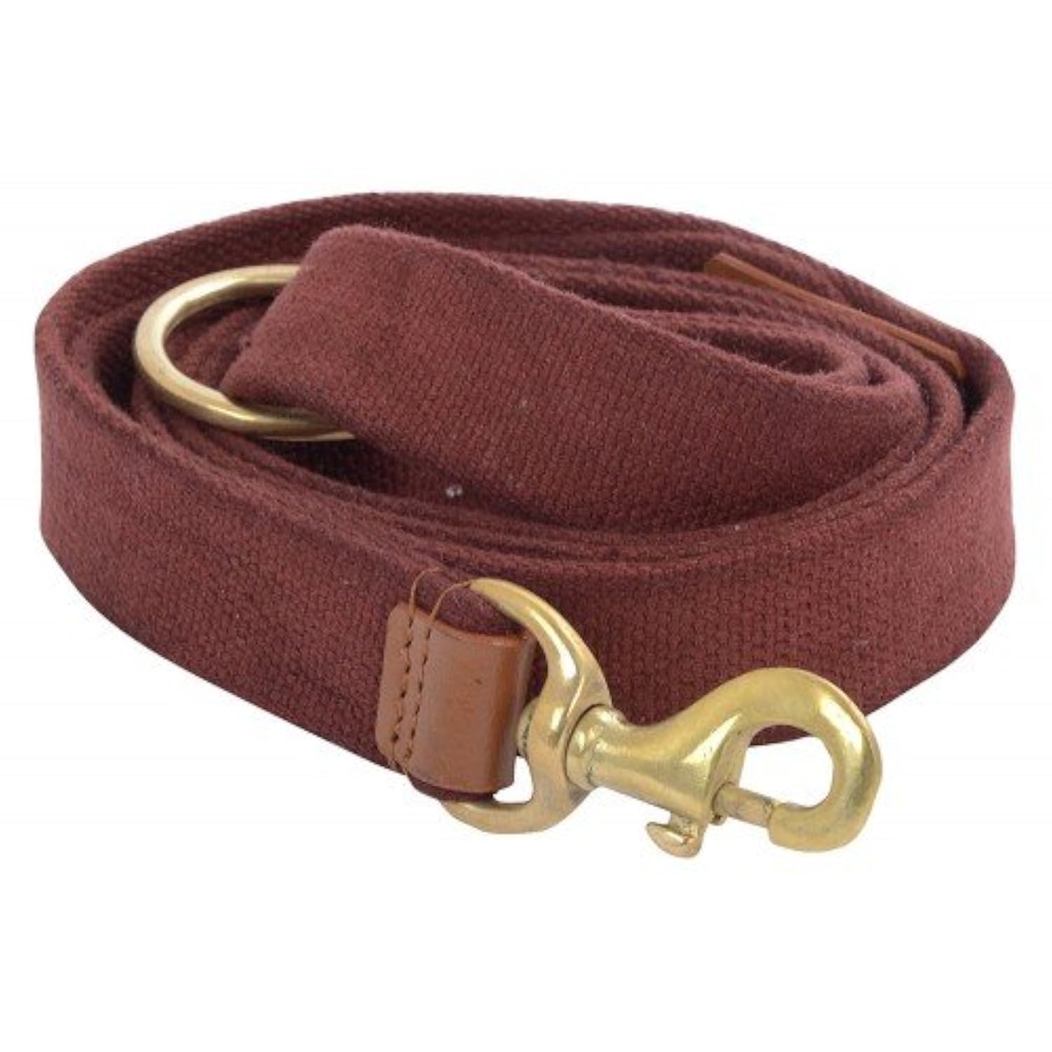 VamaLeathers Strong Leash - Natural Cotton & Leather - Soft & No Sweat in Hand - Patent Applied Dual Handle Function - for Small Size & Young Dog, 5 Feet Long - Chocolate Brown (B071SK14RH) Amazon Price History, Amazon Price Tracker