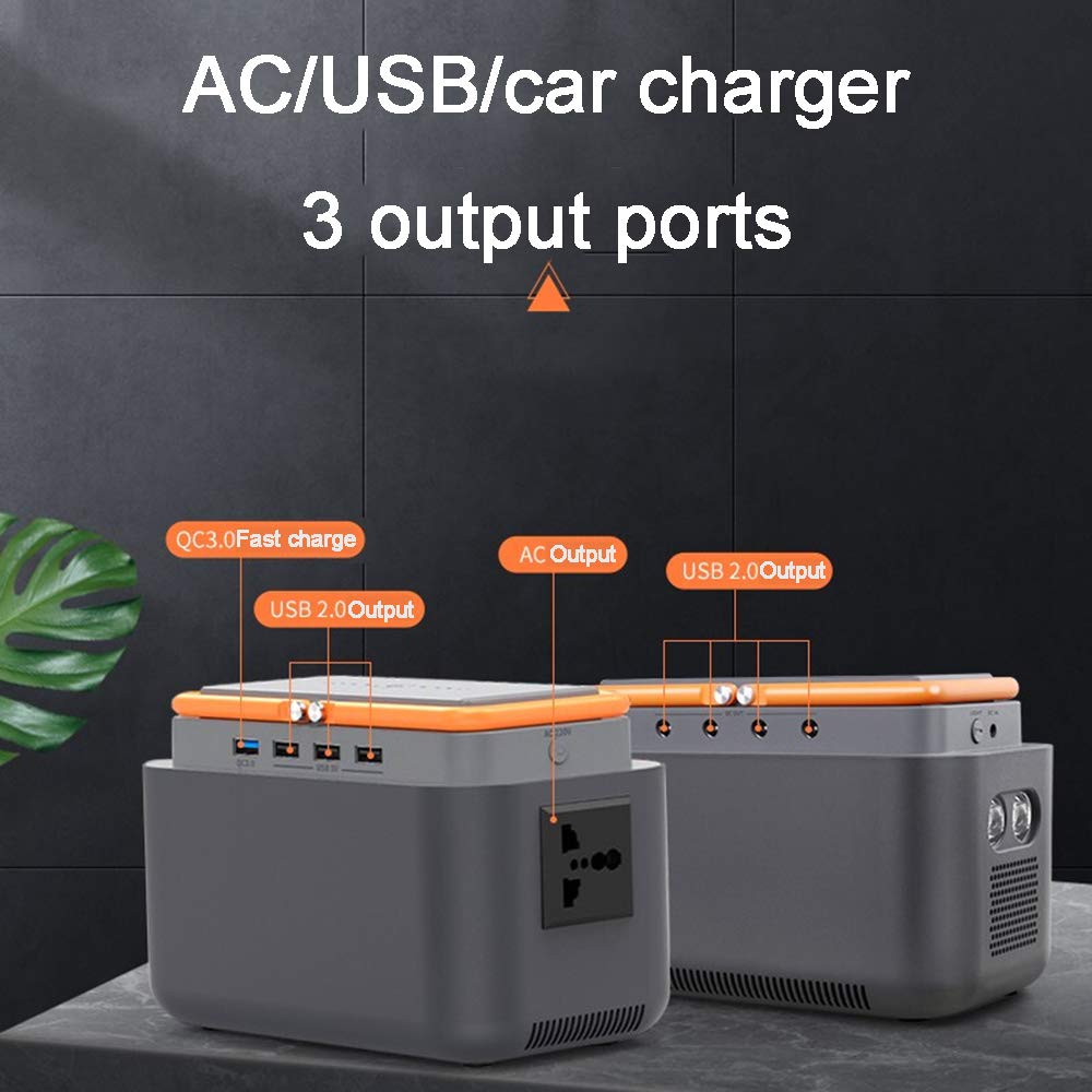 36000mAH generatore Portatile Batteria al Litio Ricaricabile Pacchetto Generatore, 12V, Uscita USB off-Grid Alimentatore per CPAP Campeggio di Emergenza Backup