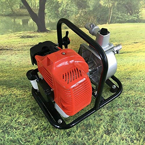 Gasoline Water Pump, 43Cc 2 Stroke 1.7Hp Engine Petrol Water Transfer Pump Pool Irrigation Pool High Pressure Pump, Sump Pumps Landscaping Gardening Irrigation #TOP2