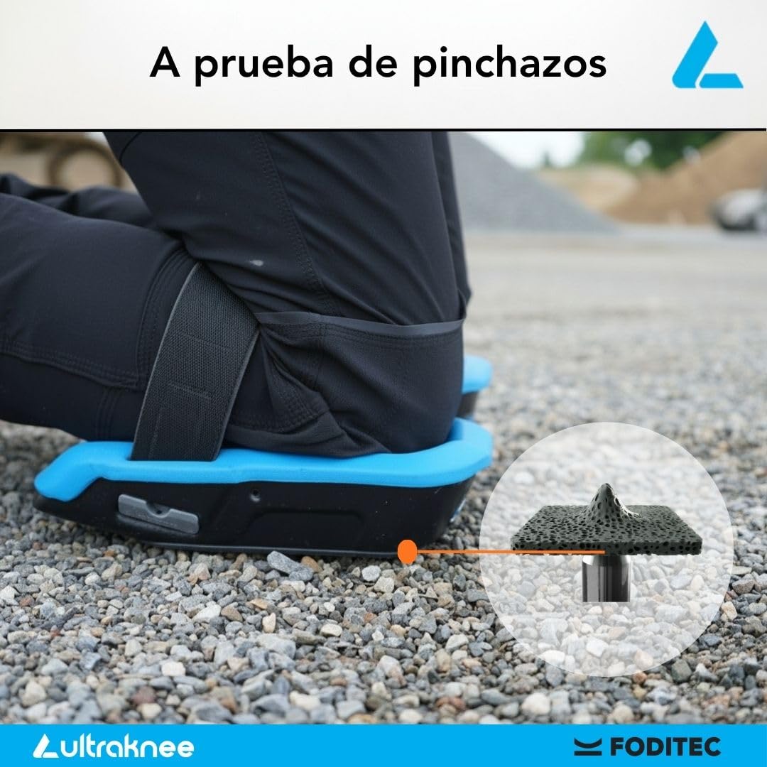 Hammock 2 | Rodilleras de Trabajo Profesionales para Obra, Suelo y Jardín Cómodas, Ergonómicas y Duraderas | Protección para Rodillas de Albañiles, Techadores y Jardineros