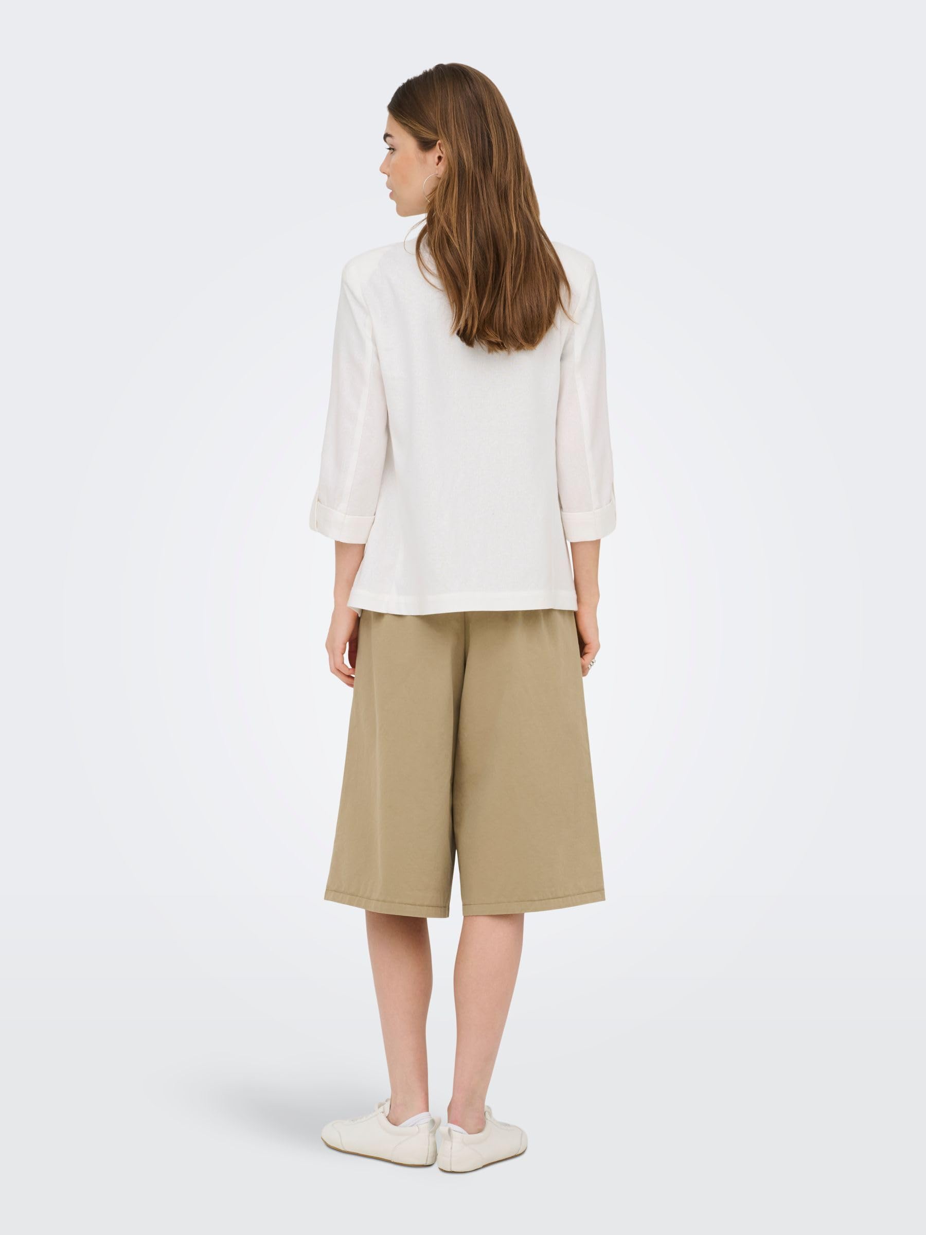Onlgoa 3/4 Unline Linen Bl Blazer CC TLR, Ballerino di Nuvola, 40