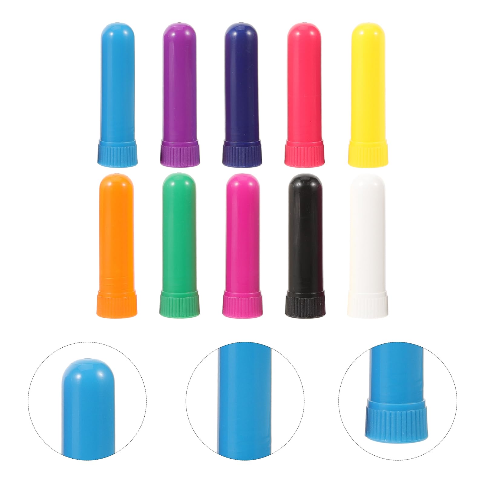 4 Set 4 Set Di Tubi Per Inalazione Di Oli Essenziali Bastoncini Di Incenso Profumo Vapore Russare Umidificatore Bastoncini Di Fragranza Bastoncini Per Annusare 10 pezzi * 4 FOMIYES