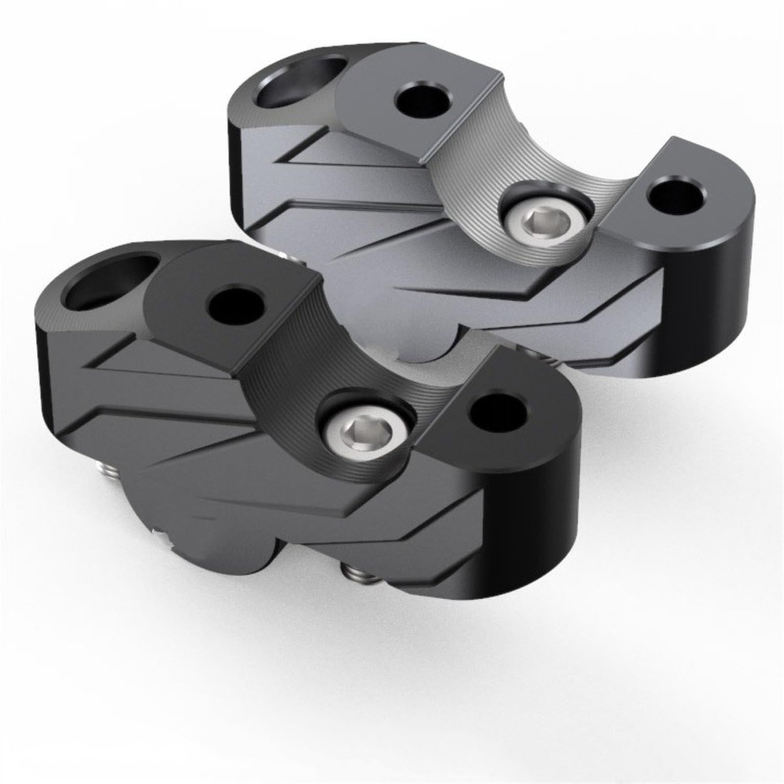 Manillar Motocicleta Elevador Abrazadera Elevador De Manillar De Motocicleta para ZONTES para 310V para 310X para 310T (Color : Negro)