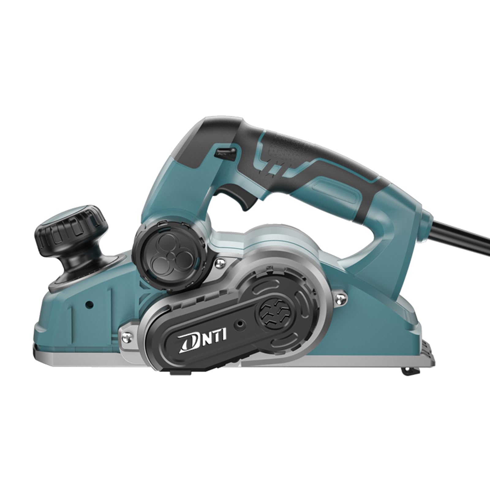DNTI Elektrische schaafmachine, vermogen 500 W, schaafslijper, hout, snelheid 16000 rpm, schaafbreedte 82 mm, Zaagdiepte 0-1 mm, elektrische handschaaf Elektrische Schaaf 2920B