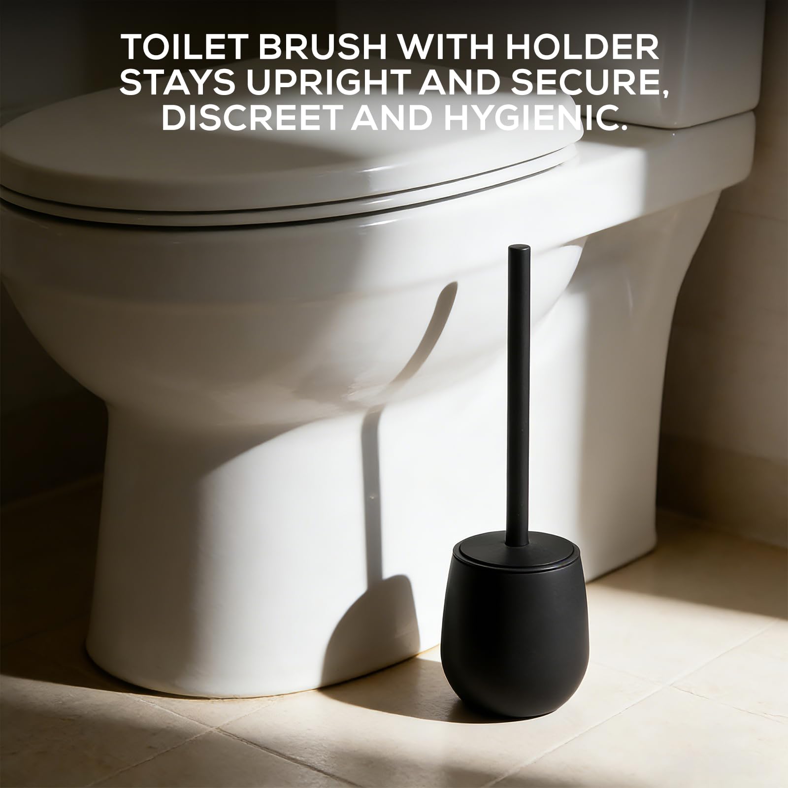 5-teiliges Badezimmer Set Schwarz mit 6 L Metall Mülleimer Treteimer mit Inneneimer, Seifenspender, Zahnputzbecher, WC-Bürste & Ablageschale, Modern Badezimmer Organizer (Schwarz)