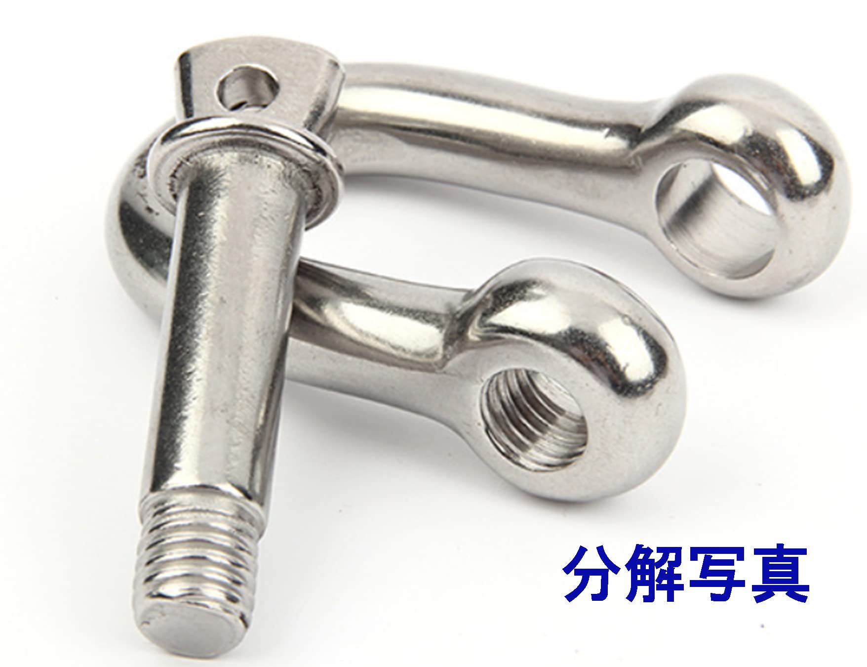 Amazon.co.jp: 【ヘルスリフェ】ステンレス製シャックル ステンレス