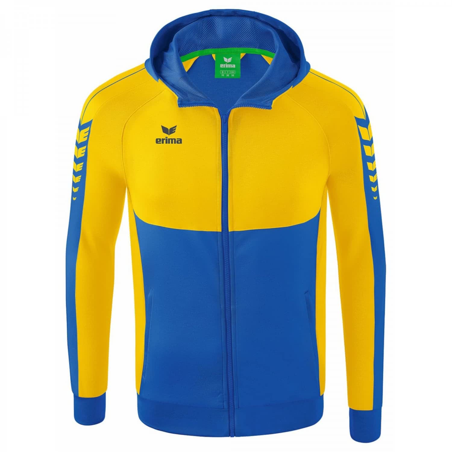 Erima Men's Bleu Hooded Training Jacket Six Wings