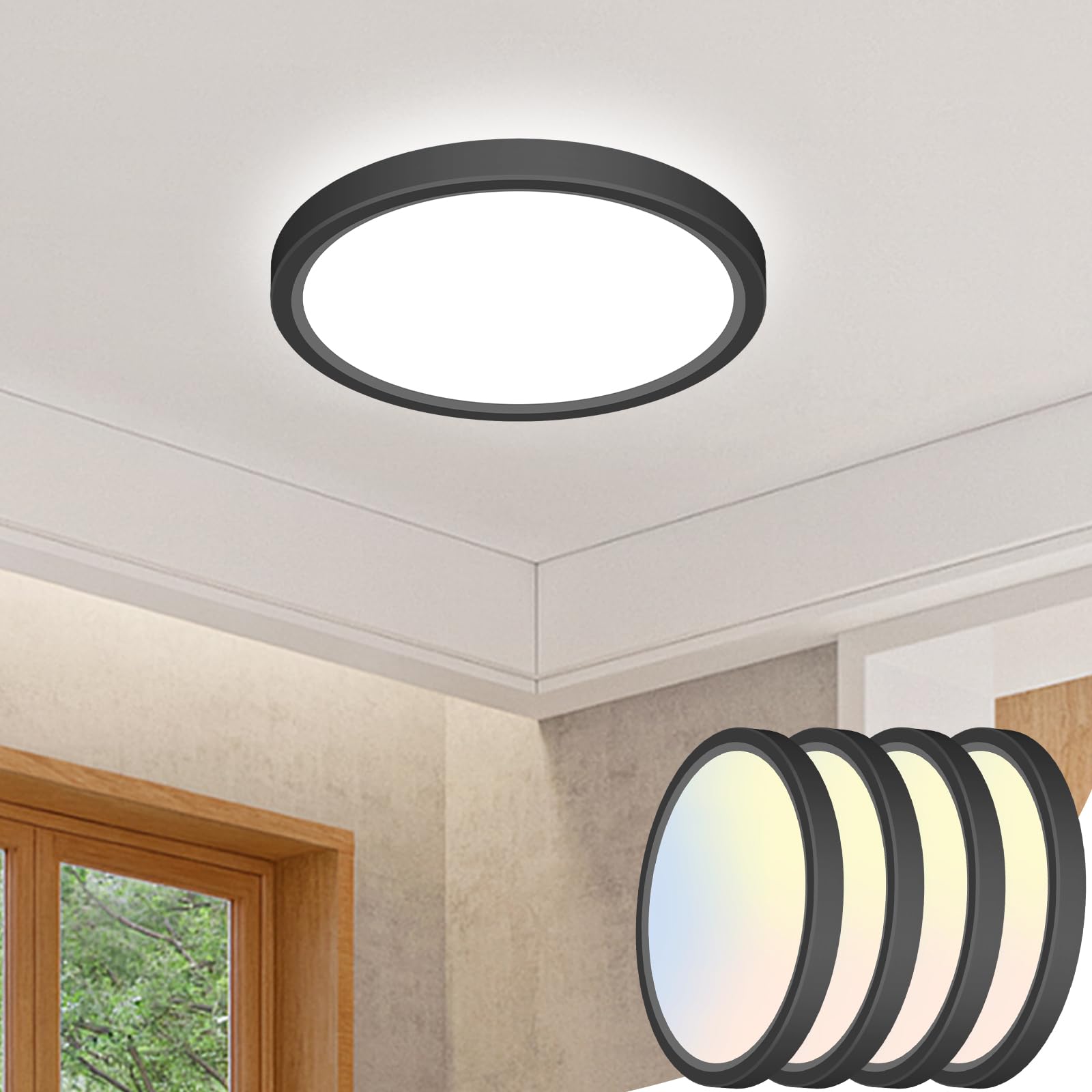 slochi 18W 1800LM LED Deckenlampe
