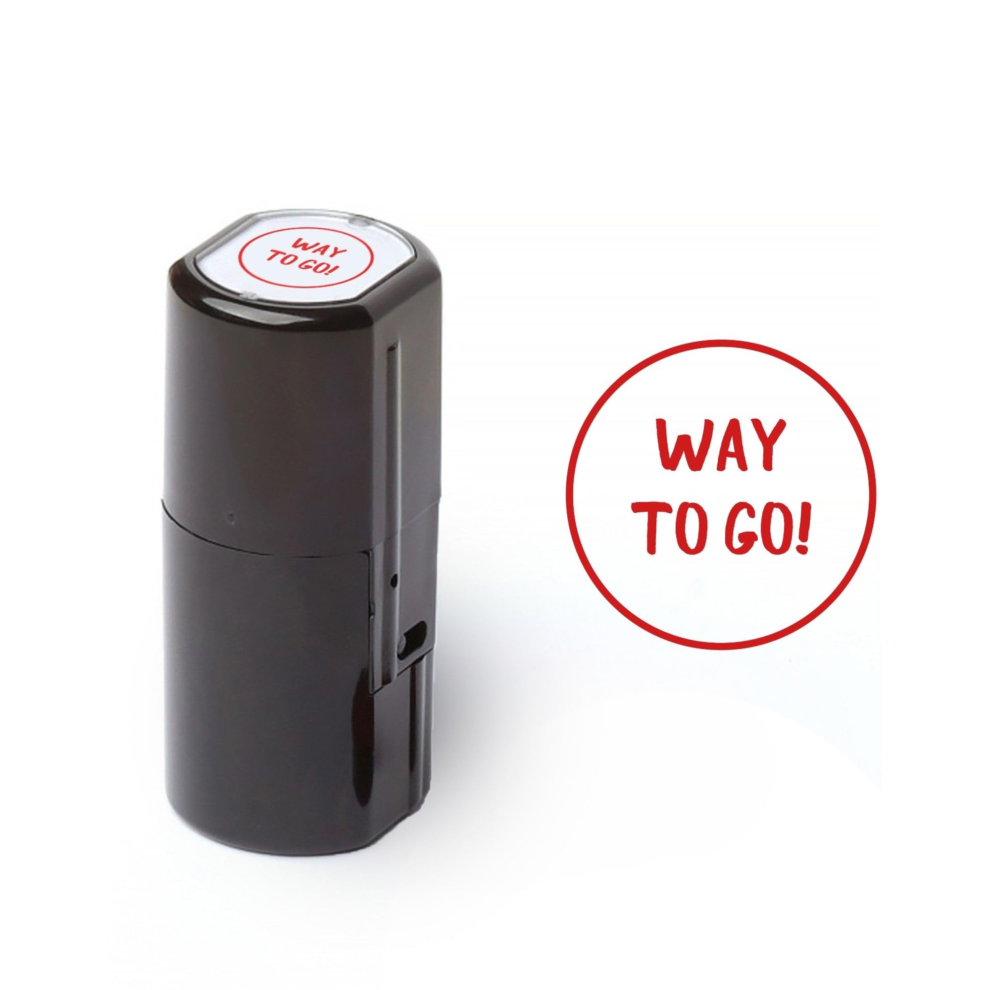 Self-Inking Teacher Stamps for Grading, Multicolor Assessment Stamp, Motivational Feedback Stamps, Homework Review Stamps, Praise Stamp Gift (Red,