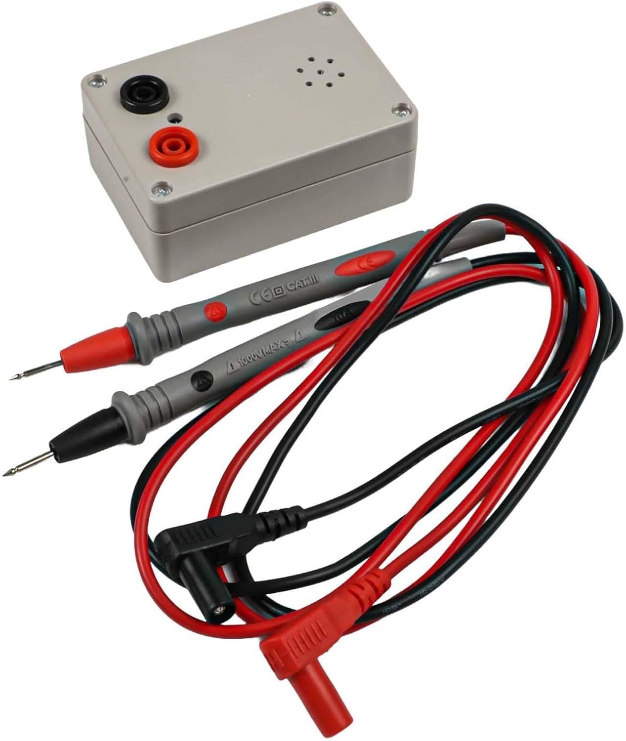 9V Digital Continuity Circuit Tester Buzzer Wire PCB Cable Detector with LED Indicator Light for Electronics Testing(C)