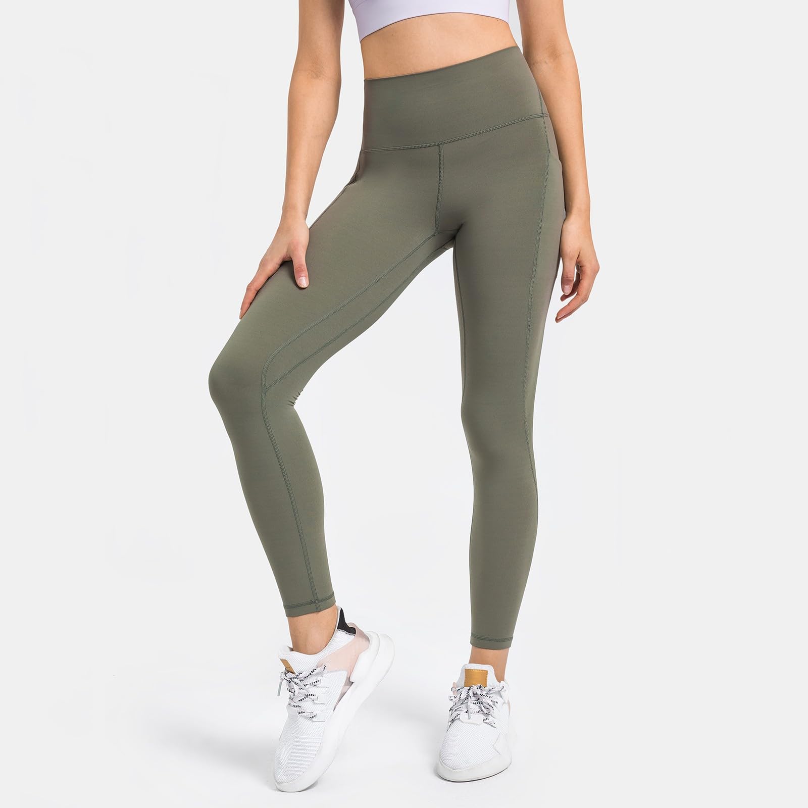 Completo Yoga Donna Leggins Cotone Sportivi Lunghi Leggings Palestra Scrunch 3/4 Pantaloni Senza Cuciture Pantalone Vita Alta Pilates