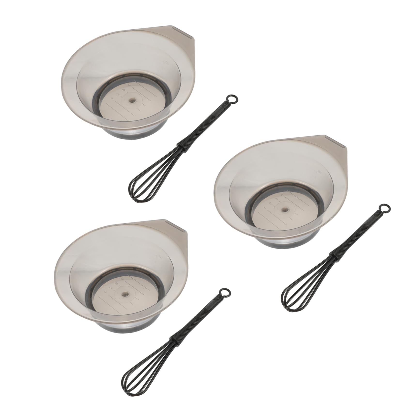 CALLARON Hair Dyeing Bowl Set 6 Pcs Hair Coloring Stirring Sticks for Dye Bowl Bulk