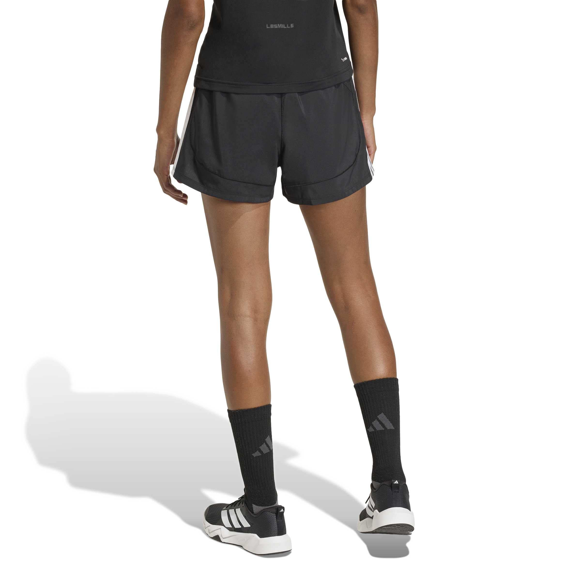 adidas Women's Short d’entraînement 2-en-1 en Toile Pacer