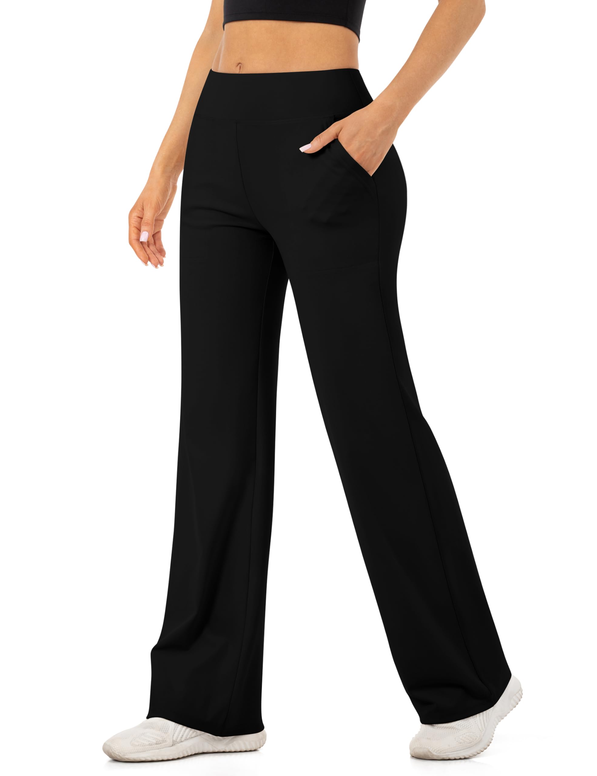 Blisset Paquete de 3 Leggings de Cintura Alta para Mujer, Pantalones Deportivos Suaves con Control de Abdomen para Correr, Yoga, Entrenamiento, Talla Regular y Grande